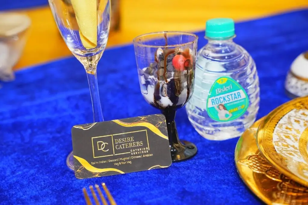 water bottles catering services