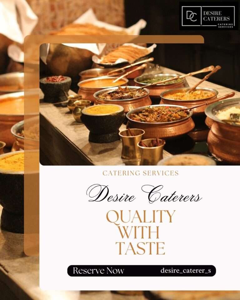 Wedding Caterers in Hyderabad offering budget-friendly and premium catering services by Desire Caterers