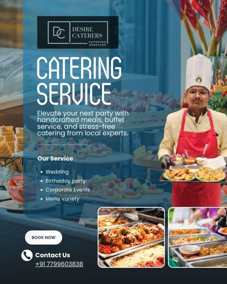 Marriage Caterers in Hyderabad providing premium wedding catering services by Desire Caterers